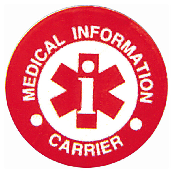MSA Medical Information Carrier System - Pack of 10 - English/Spanish/French Part# 10013393