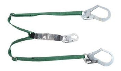 MSA V-SERIES Standard Shock Absorbing Lanyard - Adjustable Single and Twin Leg