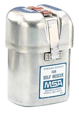 MSA W65 Self-Rescuer Respirator complete in carton Part# 455299
