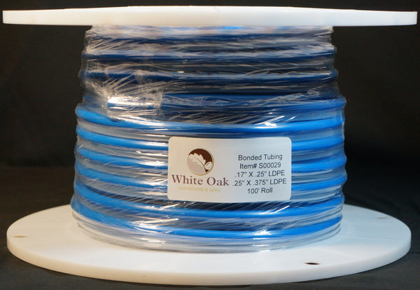 Twin Skip Bonded Tubing, LDPE, HDPE  or TLPE