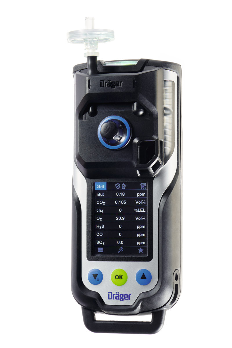 Draeger Xam 8000 MultiGas Detector (LEL/CO/O2/H2S)PID