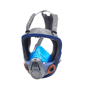 MSA Advantage 3200 Facepiece With Rubber Head Harness Twin Port (Small) Part# 10028996