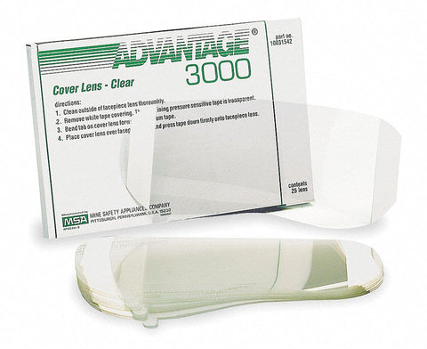 MSA Cover Lens for Advantage 3000 and Advantage 4000 series - Box of 25 Part# 10031542