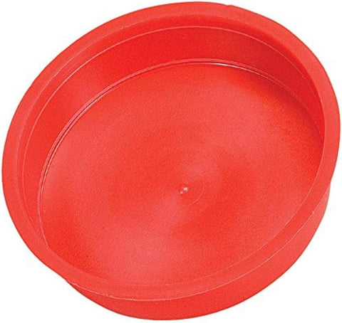 MSA Cartridge receptacle cover, Red, Polyethylene, Low Density Part# 10081414