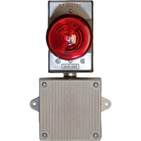 MSA Remote Audible Alarm with Mounted Visual Strobe and Guard Part# 10107741