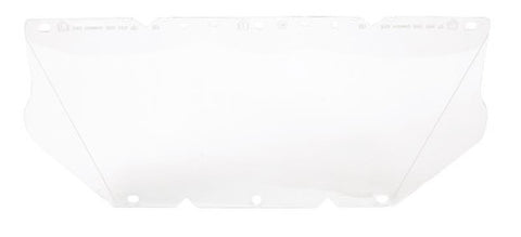 MSA V-Gard Visor Nitrometer, Contoured, Clear, for use with V-Gard Chin Protectors (8"x17"x.04") Part# 10115837