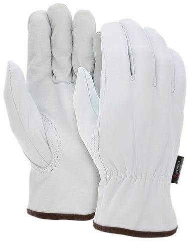 MCR Leather Drivers Work Gloves - Select B Grade Grain Goatskin - Keystone Thumb - Box of 12