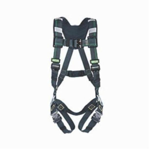 MSA EVOTECH® Arc Flash Harness, Back & Hip Steel D-rings, Qwik-Fit Leg Straps, Shoulder Padding