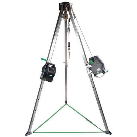 MSA Confined Space Entry Kit 50' Workman Rescuer, 65' Workman Winch, Stainless Steel Cable, (2) Pulleys, (2) Carabiner Part# 10163033