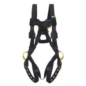 MSA Workman® Arc Flash Vest-Style Harness, Back Web Loop, Tongue Buckle Leg Straps, Rubber Covers