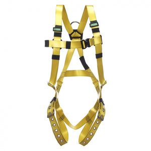 MSA Gravity® Coated Web Harness, Vest-Type, SST Back D-ring, Tongue Buckle Leg Strap