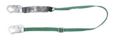 MSA V-SERIES Standard Shock Absorbing Lanyard - Adjustable Single and Twin Leg