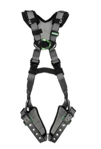 MSA V-FIT™ Safety Harness, Back & Chest D-Rings, Tongue Buckle Leg Straps, Shoulder Padding