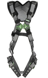MSA V-FIT™ Safety Harness, Back & Hip D-Rings, Tongue Buckle Leg Straps, Shoulder Padding
