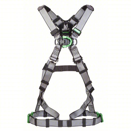 MSA V-FIT™ Safety Harness, Back D-Ring, Quick-Connect Leg Straps
