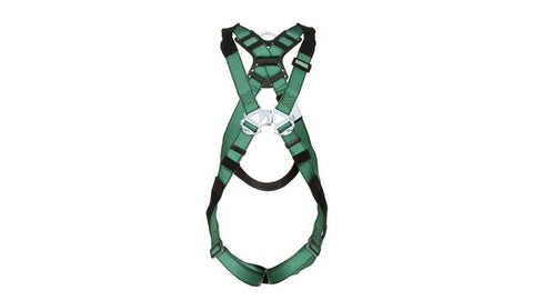 MSA V-FORM+™ Harness Stainless Steel Hardware, Back D-Ring, Qwik-Fit Leg Straps