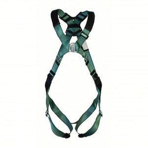 MSA V-FORM+™ Full Body Harness Back, Chest & Hip D-Rings, Tongue Buckle Leg Straps Quick Connect Chest Buckle