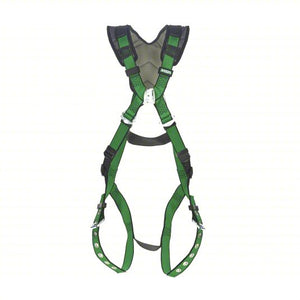 MSA V-FORM+™ Safety Harness Back D-Ring, Tongue Buckle Leg Straps