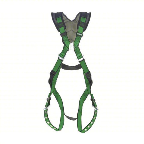 MSA V-FORM+™ Safety Harness Back D-Ring, Tongue Buckle Leg Straps