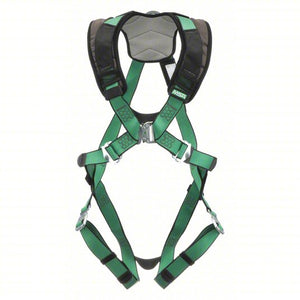 MSA V-FORM+™ Safety Harness Back D-Ring, Quick Connect Leg Straps