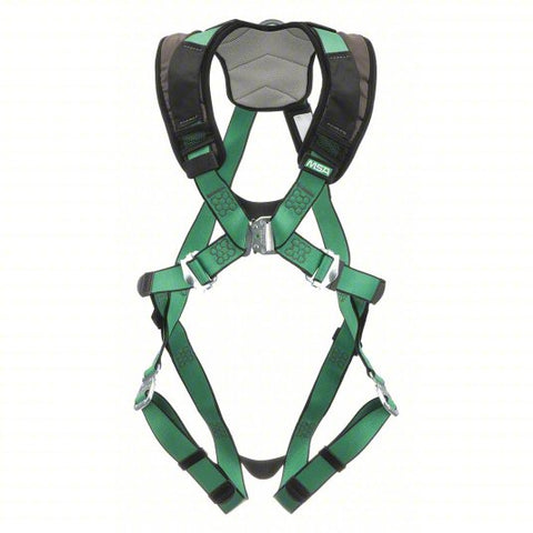 MSA V-FORM+™ Safety Harness Back D-Ring, Quick Connect Leg Straps