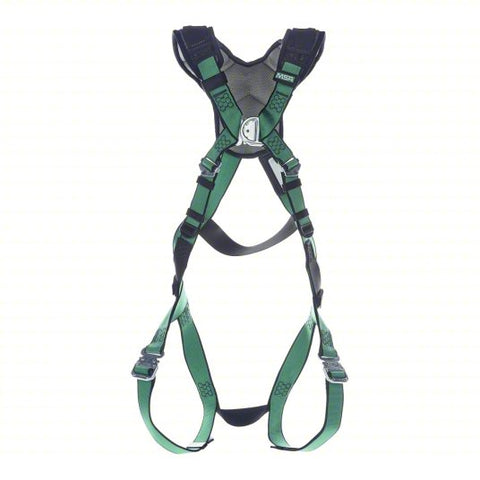 MSA V-FORM+™ Safety Harness Back & Chest D-Rings, Quick Connect Leg Straps