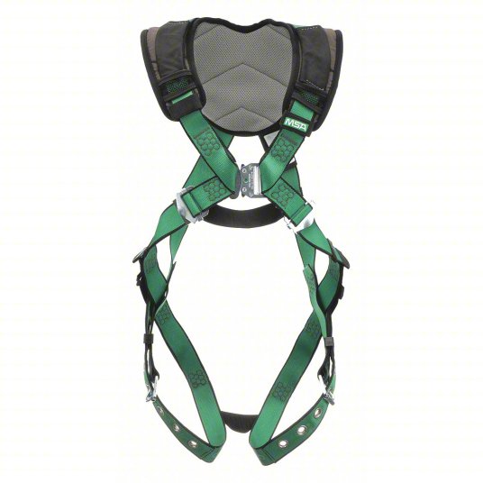 MSA V-FORM+™ Safety Harness Back, Chest & Hip D-Rings, Tongue Buckle Leg Straps