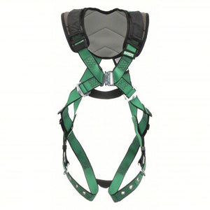MSA V-FORM+™ Safety Harness Back, Chest & Hip D-Rings, Tongue Buckle Leg Straps