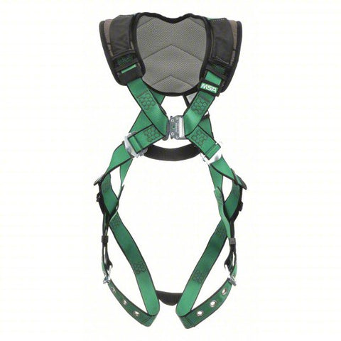 MSA V-FORM+™ Safety Harness Back, Chest & Hip D-Rings, Tongue Buckle Leg Straps