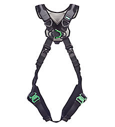MSA V-FLEX™ Safety Harness, Back D-Ring, Chest D-Ring, Quick Connect Leg Straps