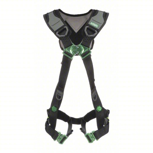 MSA V-FLEX™ Safety Harness, Back D-Ring, Quick Connect Leg Straps