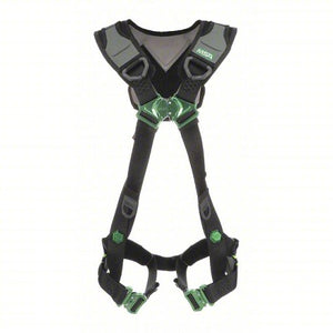 MSA V-FLEX™ Safety Harness, Back D-Ring, Quick Connect Leg Straps
