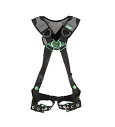 MSA V-FLEX™ Safety Harness, Back D-Ring, Tongue Buckle Leg Straps