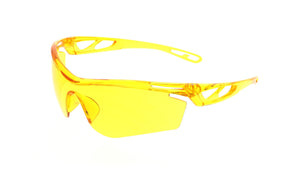 MCR Checklite® CL4 Series Safety Glasses - Amber Lens - Duramass Hard Coating - Box of 12 - Part# CL414