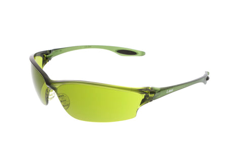 MCR Law® LW2 Series Safety Glasses - Green Filter 2.0 Lens - Duramass Hard Coating - Box of 12 - Part# LW2120