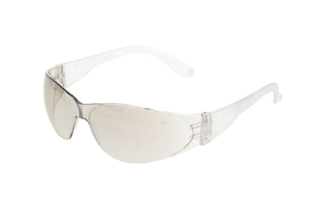 MCR Checklite® CL1 Series Safety Glasses - I/O Clear Mirror Lens - Duramass Hard Coating - Box of 12 Part# CL119