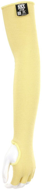 MCR Safety CutPro® - Cut Resistant Sleeves with Thumb Slot and Bar Tacked Fingers - Double Ply DuPont™ Kevlar® - 23 Inch x 3¼ Inch - High Comfort Cut Protection - Box of 10 - Part# 9373B