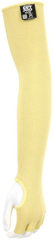 MCR Safety CutPro® - Cut Resistant Sleeves with Thumb Slot and Bar Tacked Fingers - Double Ply DuPont™ Kevlar® - 23 Inch x 3¼ Inch - High Comfort Cut Protection - Box of 10 - Part# 9373B