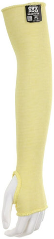 MCR Safety CutPro® - 7 Gauge ARX® Fiberglass Fibers - Cut Resistant Sleeves with Thumb Slot - 18 Inches x 3 Inches - 1 ply - Box of 10 - Part# SA9378FTP