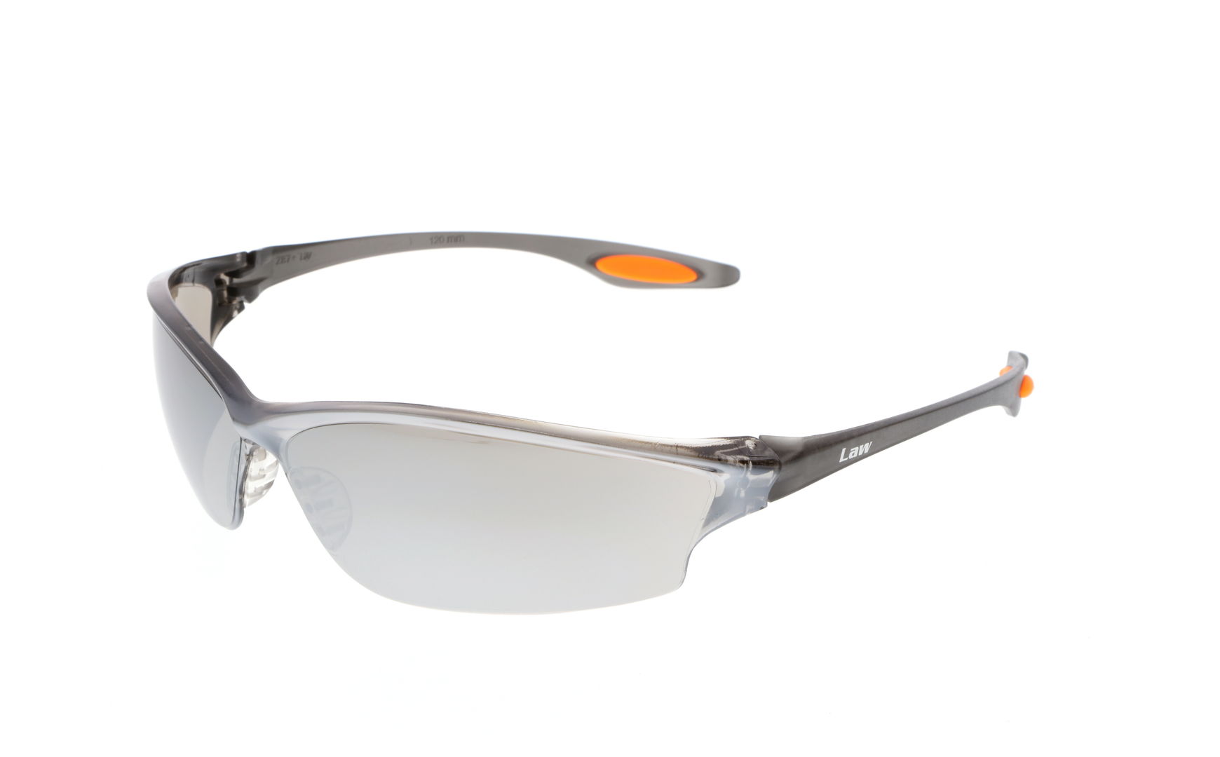 MCR Law® LW2 Series Safety Glasses - Silver Mirror Lens - Duramass Hard Coating - Box of 12 - Part# LW217