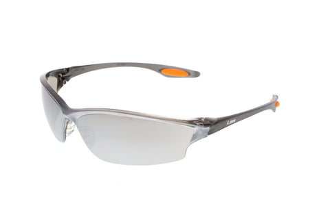 MCR Law® LW2 Series Safety Glasses - Silver Mirror Lens - Duramass Hard Coating - Box of 12 - Part# LW217