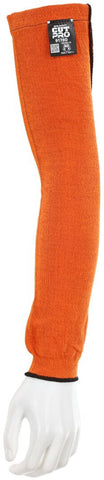 MCR Safety CutPro® - 7 Gauge Orange Kevlar® - Cut Resistant Sleeves with Elbow Gusset - 18 Inches in Length - Box of 10 - Part# 9178O