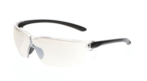 MCR BL1 Series Safety Glasses - I/O Clear Mirror Lens - Duramass Hard Coating - Box of 12 Part# BL119