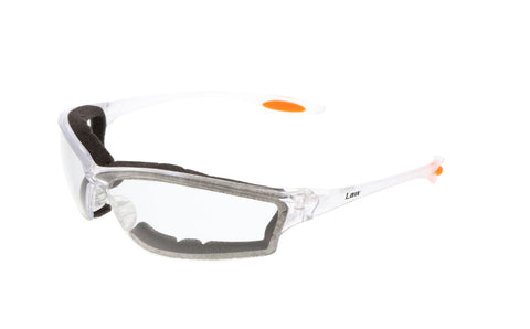 MCR Law® LW3 Series - Foam Lined Safety Glasses - Clear Lens - UV-AF anti-fog coating - Part# LW310AF