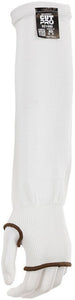 MCR Safety CutPro® Sleeves - 18 Gauge White HyperMax® HPPE Fabric - 14 Inch Length with Thumb Slot - Elastic Upper Sleeve for Better Fit - Lightweight, Cool, and Comfortable - Box of 10 - Part# 921480