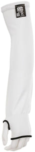 MCR Safety CutPro® Sleeves - 15 Gauge White HyperMax® HPPE Fabric - 18 Inch Length with Thumb Slot - Elastic Upper Sleeve for Better Fit - Cool and Comfortable - Box of 10 - Part# 921850