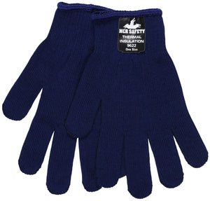 MCR Thermal Insulation Work Gloves - 10 Gauge 50 Gram Medium Weight Hollow Core Fiber - Box of 12