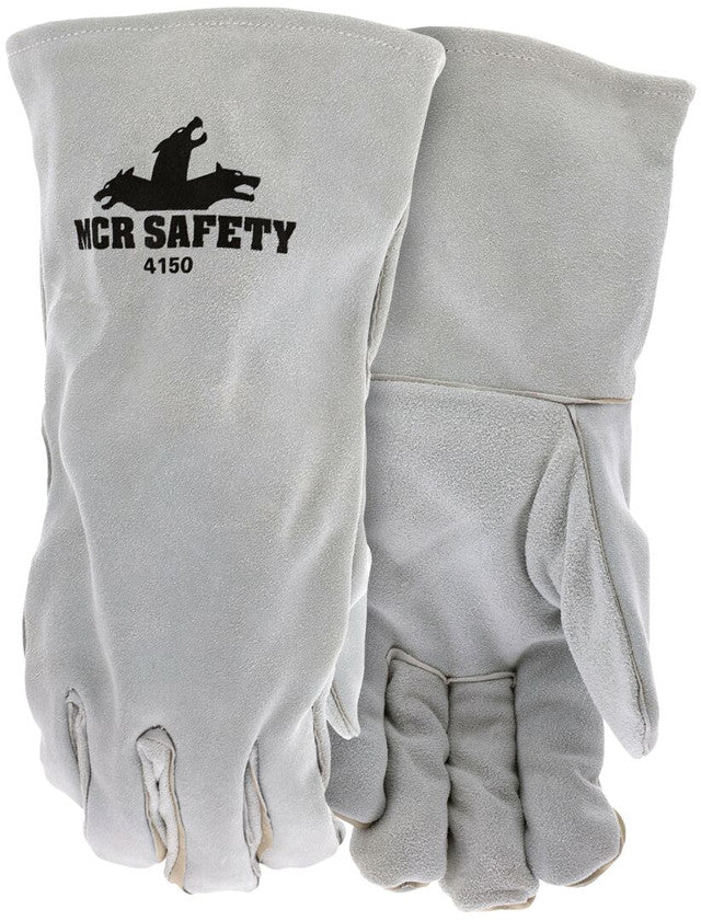 MCR Safety Welding - Leather Welding Work Gloves - Select B+ Grade Shoulder Leather - Box of 12