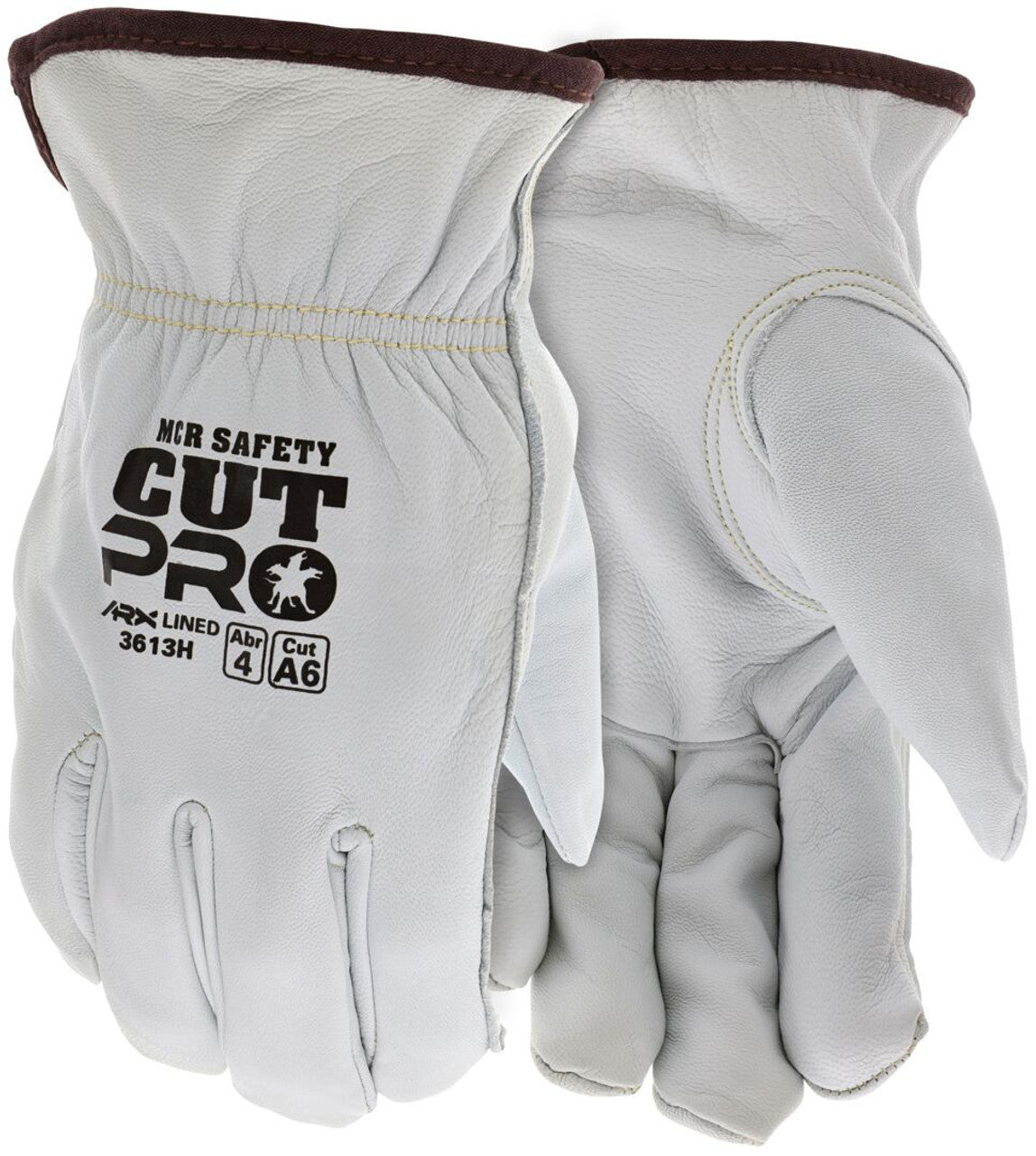 MCR Safety CutPro® - Goatskin Leather Drivers Work Gloves - Select B Grade Grain Goatskin Leather - Cut-Resistant ARX® Liner - Keystone Thumb - ARC rating of 40 cal/cm² - Box of 12