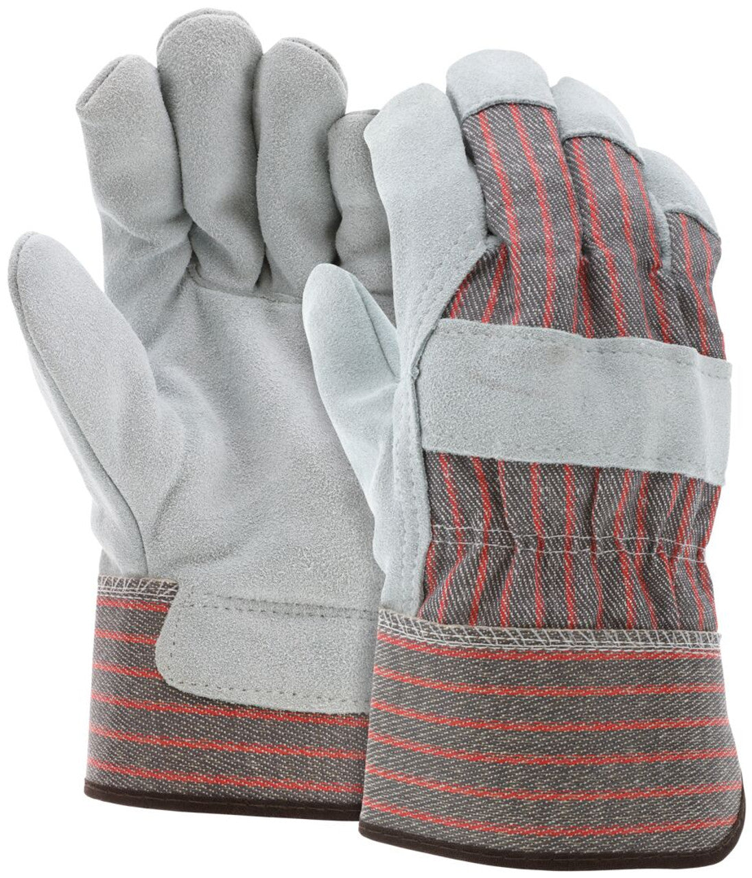 MCR Leather Palm Work Gloves - Competitive Value C Grade Split Shoulder Leather - Box of 12